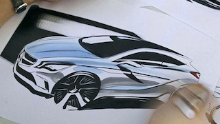 Mercedes A-Klasse: Erste Skizze