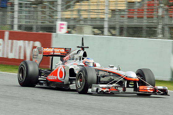 Jenson Button im McLaren MP4-26
