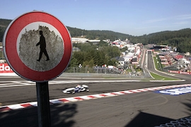Spa Franchorchamps Kurve Eau Rouge