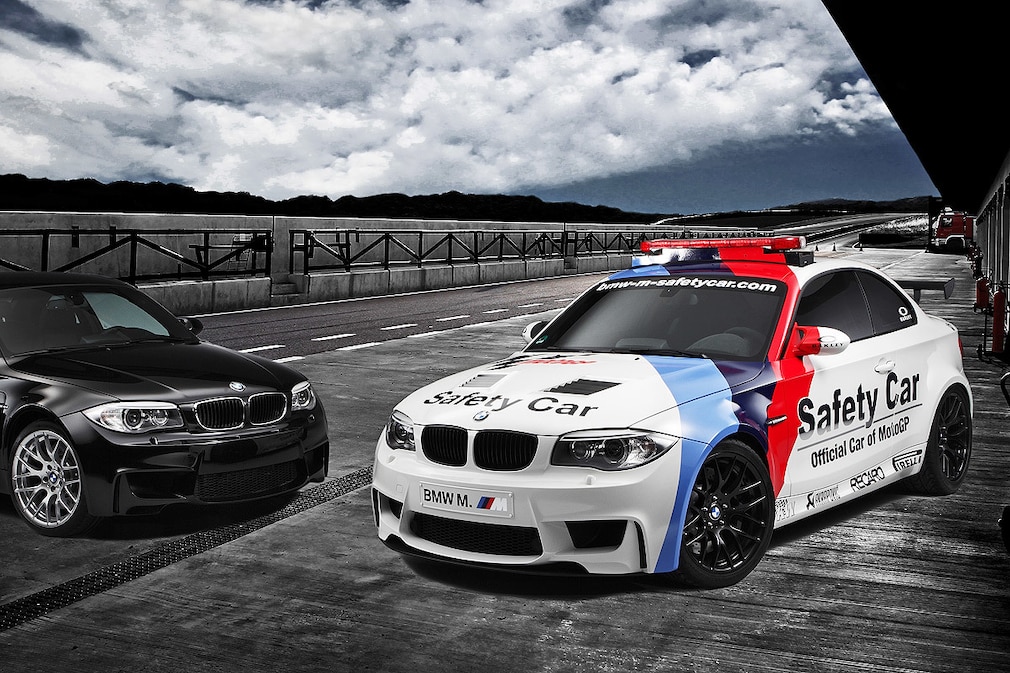 BMW 1er M Coupé als Safety Car in der Moto GP 2011