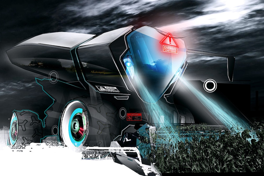 Mähdrescher Studie Future Harvester