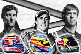 Formel 1 2011: Helme