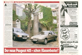 Audi 80 1.8 S gegen Peugeot 405 SRI