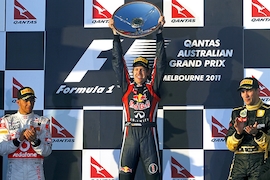 Sebastian Vettel siegt beim Großen Preis von Australien 2011
