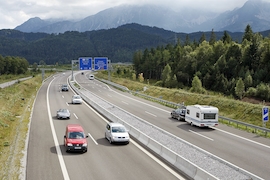 Freie Fahrt auf der Autobahn