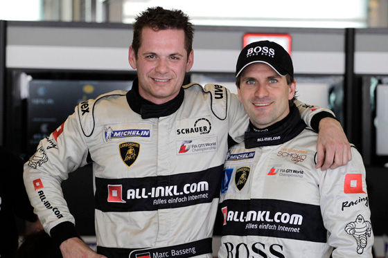 Marc Basseng (l.), Markus Winkelhock