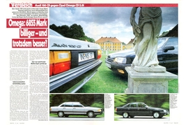 Audi 100 CD vs. Opel Omega CD 2.0i