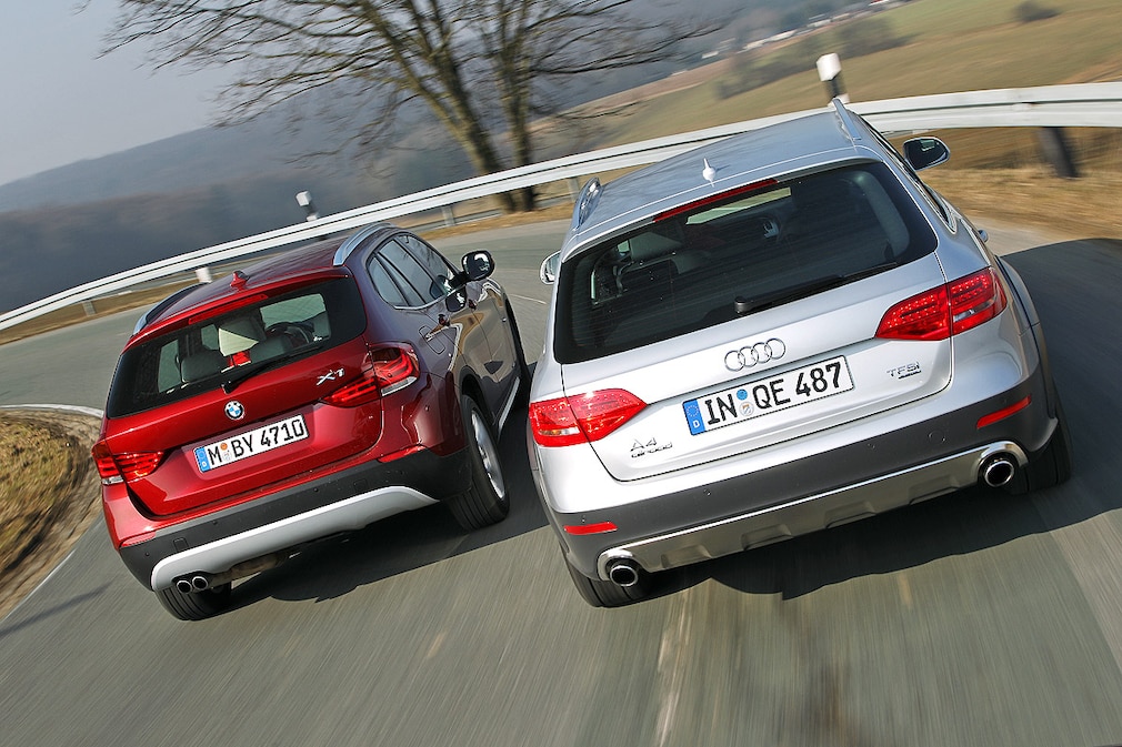 Audi A4 Allroad BMWX1 xDrive