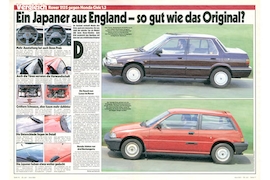 Rover 213S gegen Honda Civic 1.3