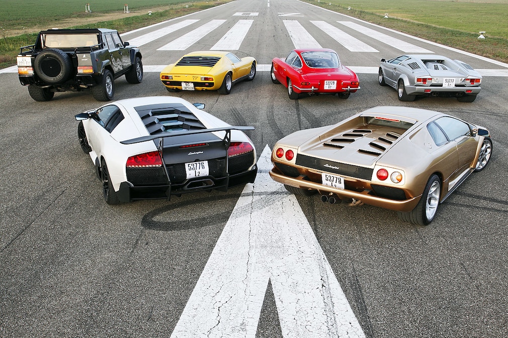 Lamborghini 350 GT Miura Diablo Countach LM 002 Murciélago