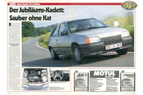 Opel Kadett 1.8 S Jubilee