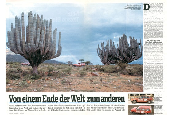 Panamericana im Opel Kadett