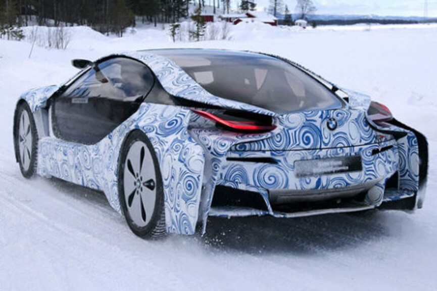 Der elektrische Bayer im Schnee