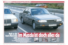 Mazda 929 gegen Mercedes 230 E