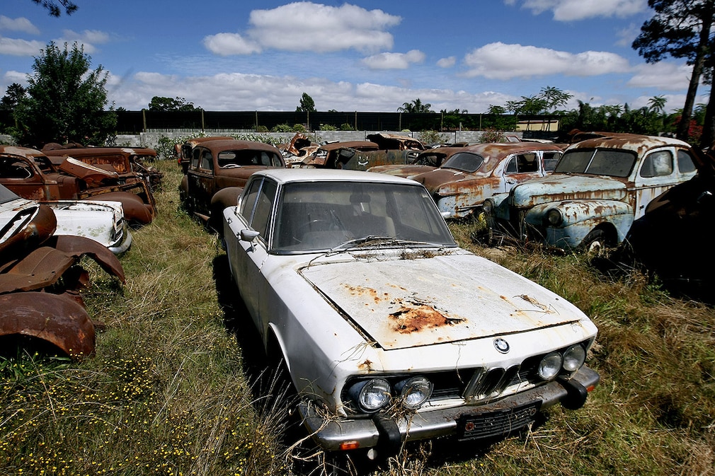 Oldtimer Schrottplatz in Südafrika