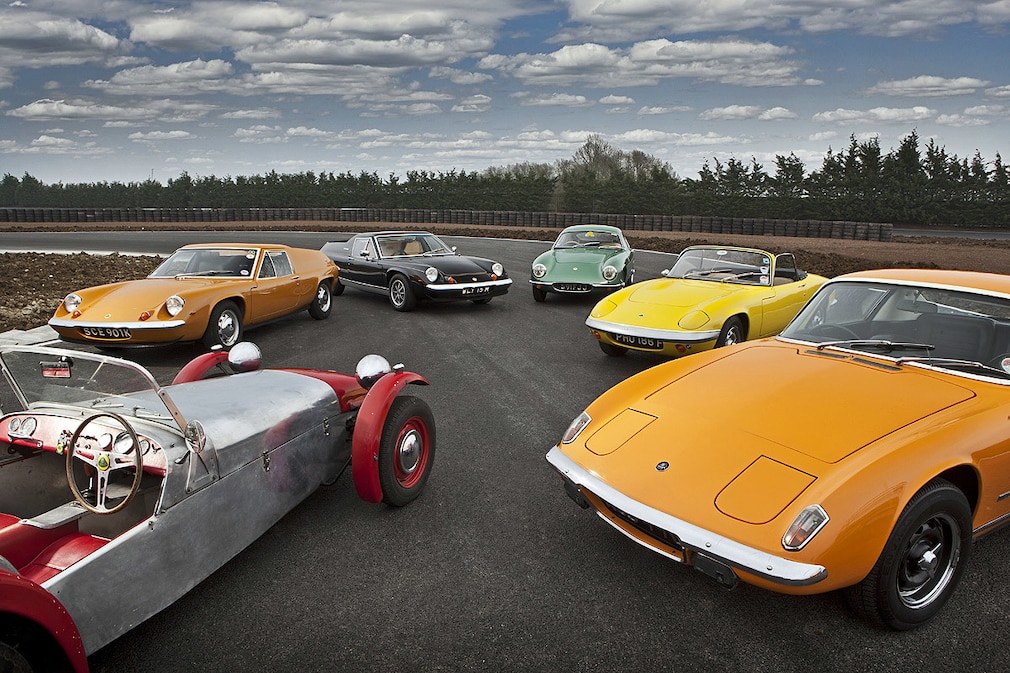 Lotus Seven, Lotus Europa, Lotus Elite, Lotus Elan