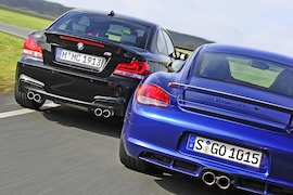 BMW 1er M Coupé Porsche Cayman R