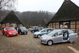 Mercedes Viano VW Multivan Fiat Doblo VW Caddy Mazda 5 Ford Grand C-Max