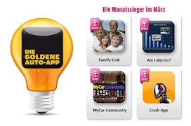 Die Goldene Auto-App 2011: Die März-Gewinner