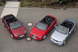 VW Golf Cabrio 2.0 TDI Audi A3 TFSI Cabrio BMW 123d Cabrio