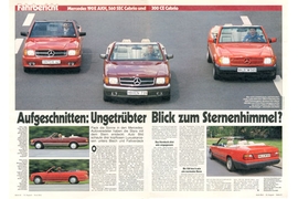 Mercedes 190 E AKH 560 SEC Cabrio 300 CE Cabrio