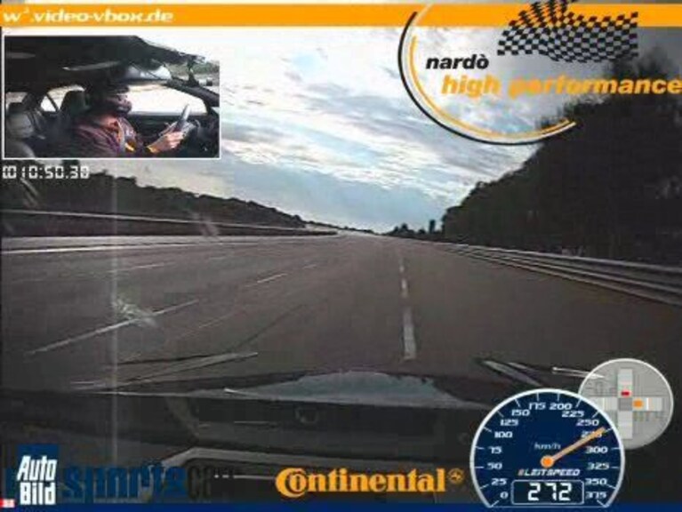 Lorinser CKLasse auf der italienischen Highspeedrennstrecke Nardo