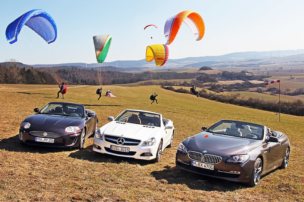 BMW 6er Jaguar XK Mercedes SL