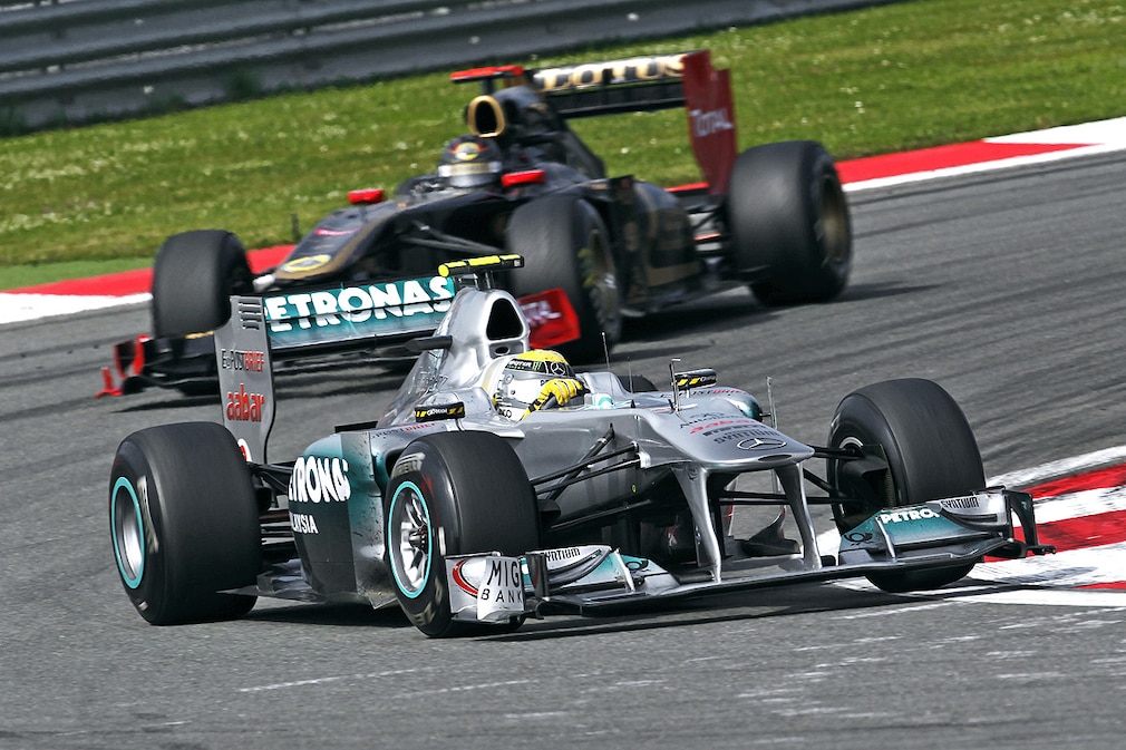 08 Nico Rosberg GER Mercedes GP Petronas F1 Team 09 Nick Heidfeld(GER Lotus Renault GP