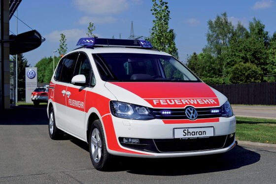 VW Sharan als Feuerwehr-Kommandowagen