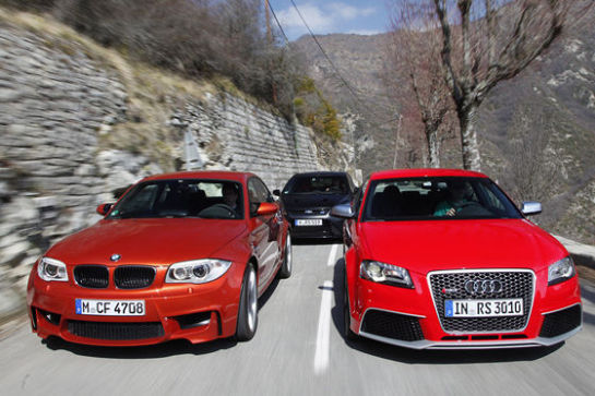 Drei kompakte Sportler