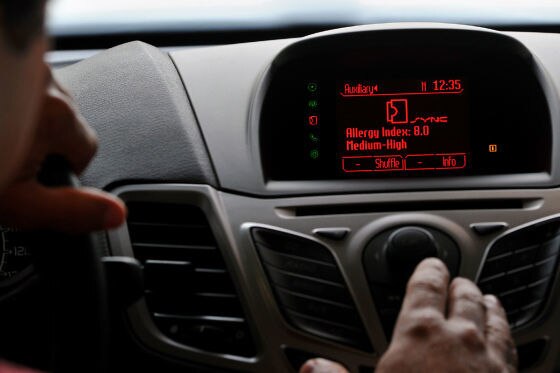 Ford Sync Allergie-Alarm
