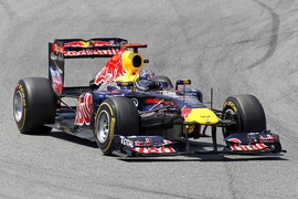 Sebastian Vettel in Barcelona 2011