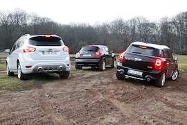 Ford Kuga Mini Countryman Nissan Juke