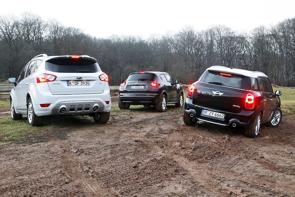Ford Kuga Mini Countryman Nissan Juke