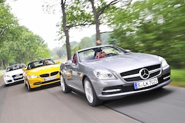 Audi TT BMW Z4 Mercedes SLK
