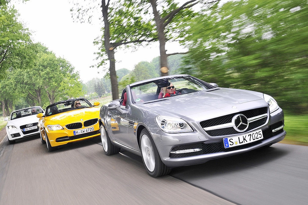 Audi TT BMW Z4 Mercedes SLK
