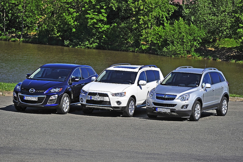 Mazda CX7 Mitsubishi Outlander Opel Antara