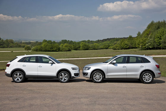Audi Q3/Q5: Vergleich