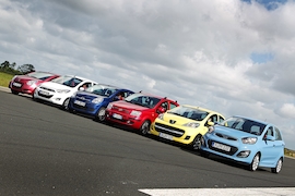 Kia Picanto Daihatsu Cuore Suzuki Alto Peugeot 107 Hyundai i10 Fiat Panda