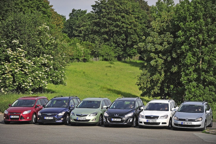 Sechs kompakte Kombis im Test