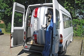 Kurioser Pkw-Transport