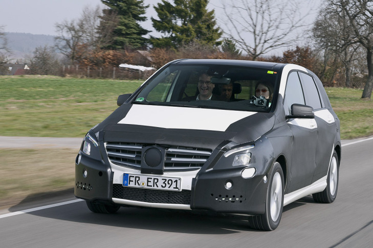 Bilder: neue Mercedes B-Klasse Erlkönig