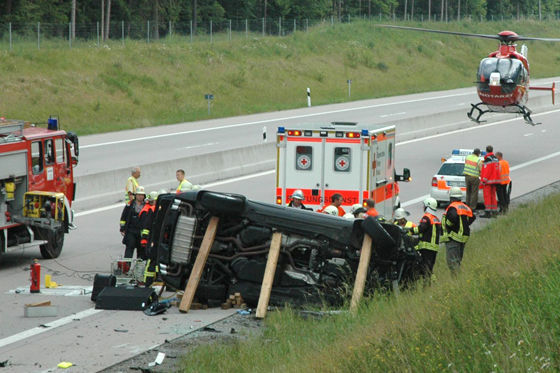 Porsche Cayenne: mysteriöser Unfall