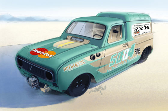Renault R4: Rekordjagd auf Salzssee