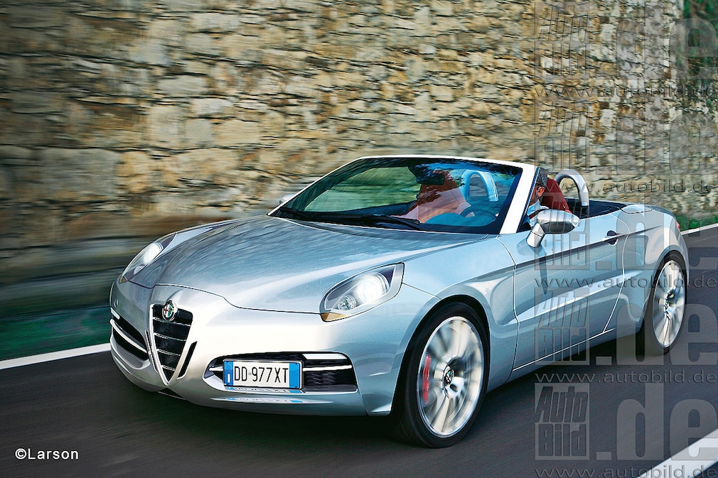 Alfa Spider Illustration
