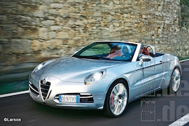 Alfa Spider Illustration