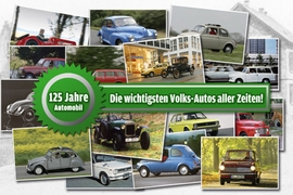 Volks-Autos: Leserwahl 125 Jahre Auto