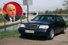 Helmut Kohl mit Limousine