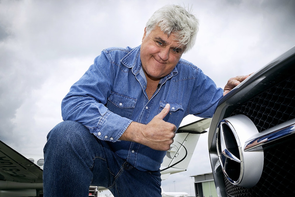 Jay Leno mit Mercedes AMG