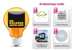 Die Goldene Auto-App 2011: Die Mai-Gewinner